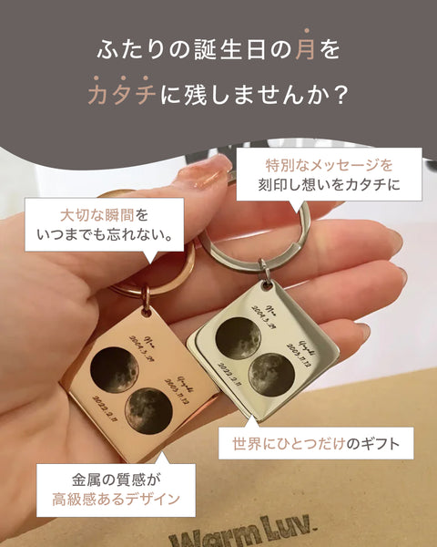 Birthday Moon Key Holder