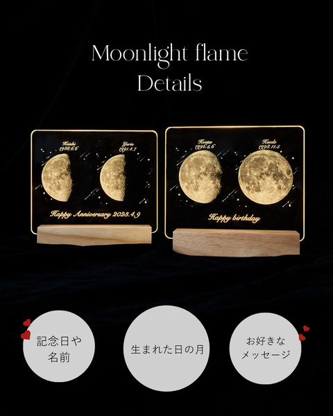 Moonlight Flame|生まれた日の月ギフト