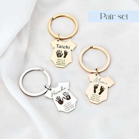 【お得なペアセット】Baby Memorial Key Holder