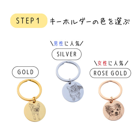 【お得なペアセット】うちの子キーホルダー
