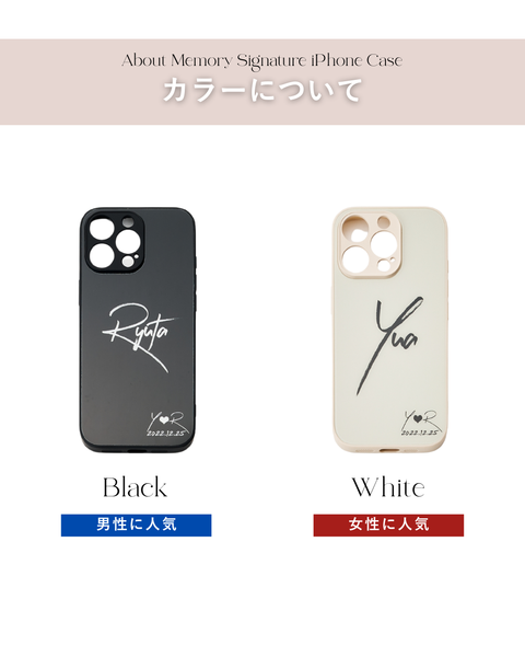 Memory Signature iPhone Case