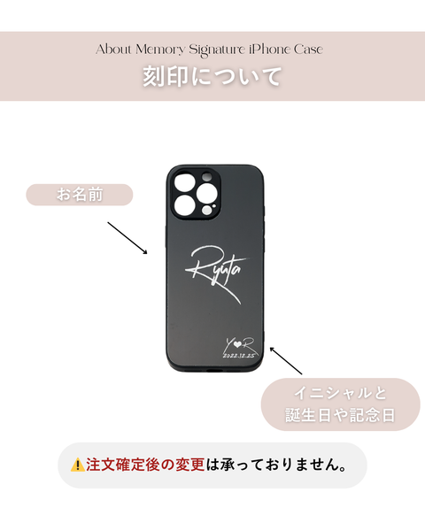 Memory Signature iPhone Case