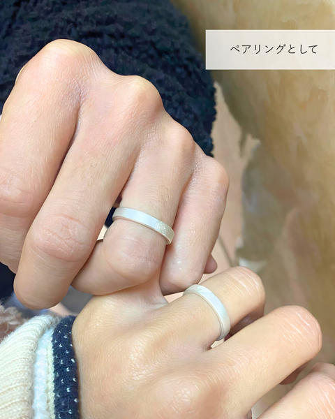 【復刻・期間限定】Lover Ring|ふたりの指紋を刻む世界にひとつのペアリング|記念日・カップルギフト