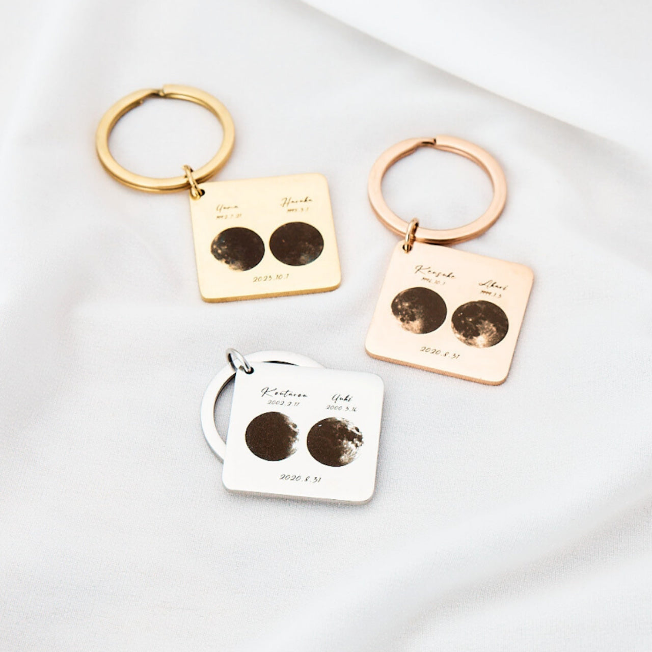 INFINITY MOON キーホルダー 2個セット　あまけ付 Birthday Moon Key Holder – WarmLuv