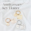 【お得なペアセット】Anniversary Key Holder｜記念日キーホルダー