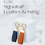 Signature Leather Keyring