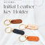 【お得なペアセット】Initial Leather Key Holder