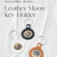 Leather Moon Key Holder