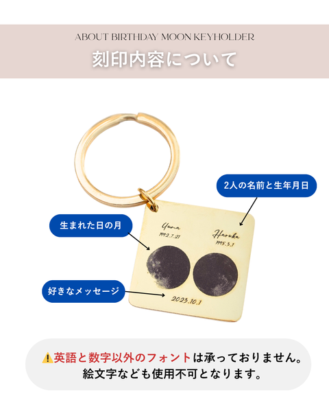 Birthday Moon Key Holder