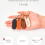 【お得なペアセット】Initial Leather Key Holder