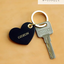 【ペアセット】Heart leather key ring