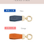 Signature leather keyring