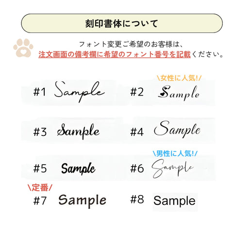 ペット追加プレート